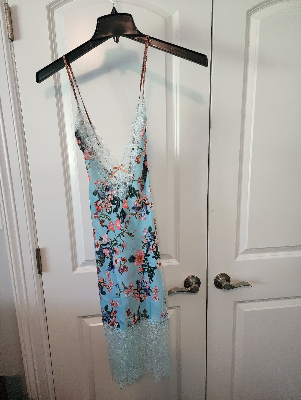 Victoria Secret Floral Lace Trim Dream Angel Slip
